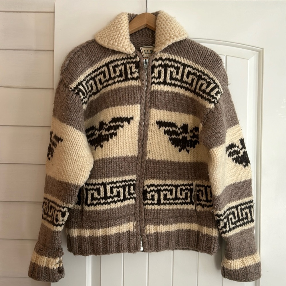 LL Bean 1970s wool sweater